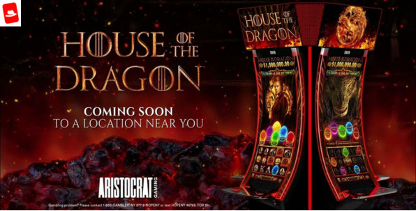 Aristocrat Gaming dévoile une machine à sous tirée de la série TV House of the Dragon