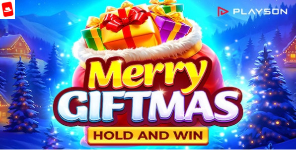 Merry Giftmas: Hold and Win, la machine à sous Playson de Noël