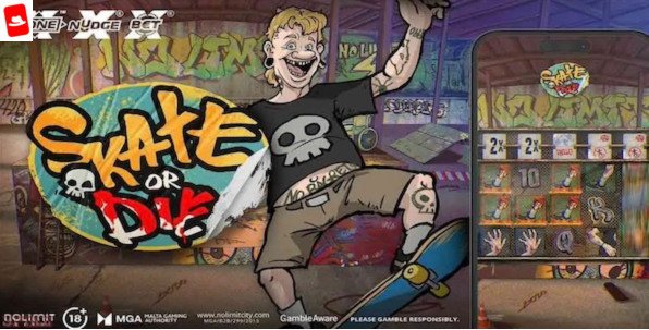 Skate or Die, une machine à sous No Limit sur le monde du skate et de ses blessures