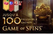 Game of Spins sur Cresus, gagnez des free spins cette semaine